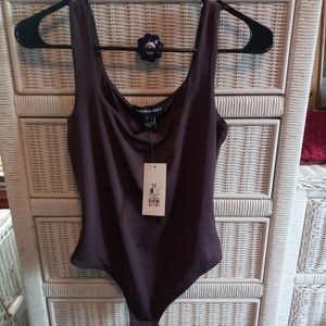 Brown bodysuit